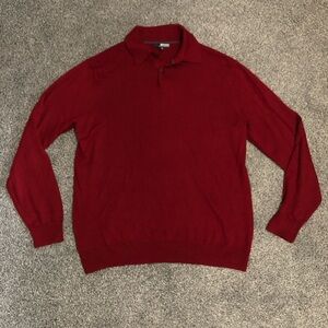 Murano Collard Sweater 100% Merino Wool